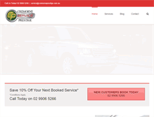 Tablet Screenshot of cremorneprestige.com.au